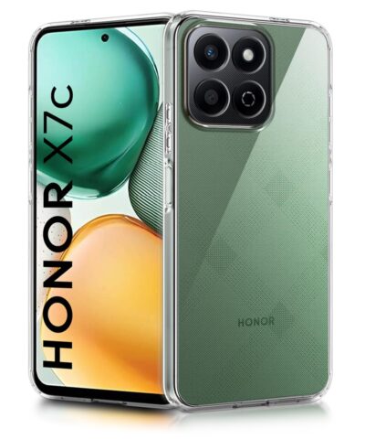 WOW IMAGINE Transparent Shockproof TPU Case for Honor X7C 5G