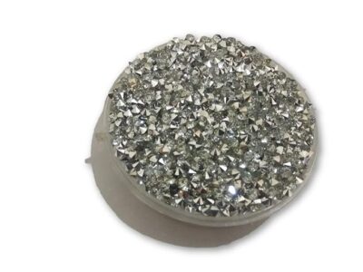 Kwizy Rivoli Rhinestone Chaton's Stones Beads for Craft Jewelry Embroidery Making Purpose (500 Pcs, Silver)