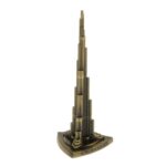 VR Creatives Burj Khalifa Metal Paperweight – Antique Finish (12 cm)