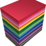 Eclet A4 100 Colored Sheets (10 Sheets each color) Copy Printing/Art and Craft Paper Double Sided Colored Children's Day Gift, Birthday Gift, Party Favors, Christmas decor etc.