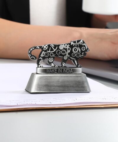 ZAHEPA Make in India Metal Paperweight – Black
