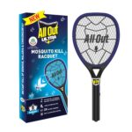 HIT Rechargeable Mosquito Racquet | 3500V Instant Kill | LED Light | 400mAh Battery | Aircraft-Grade ABS | Insect Killer Bat