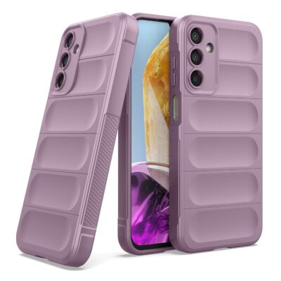 Zapcase Liquid Silicone Case for Samsung Galaxy M35 5G (Lavender)v