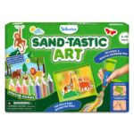 Skillmatics Sand Art Activity - Mess-Controlled DIY Animal Craft Kit with 50+ Colorful Stickers, Creative Arts & Crafts for Kids, Fun Hands-On Activity, Gifts for Ages 4, 5, 6, 7, 8, 9, 10