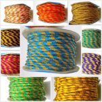 GOELX Thread Combo for Jewelry Making, Crafts (2 Meters Each) - 10 Colors