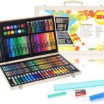 KARP Children Deluxe Art Drawing Set for Kids Case Art and Craft Supplies Drawing and Painting Set Great Gift (180Pcs - Multi)