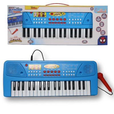 Kriiddaank Spiderman Keyboard Piano 400 - Battery Operated, Musical Note Sounds, Portable and Early Leaning for Kids | Fun & Educational Toy for Kids | Safe, Engaging & Interactive Play