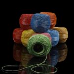 RSP Quality bit® Embroidery Material Metallic Crochet Mercer Cotton Thread Yarn for Knitting and Craft Making 10 Ball (Multicolor)