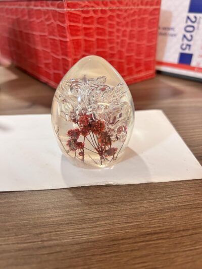 Resin Egg Decorative Paperweight – Set of 2