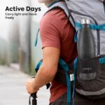 PEXPO Electro Hot & Cold ISI Certified Flask | Stainless Steel Water Bottle - 750ml Black | 2 Years Warranty | Office Bottle | Workout | Travelling | Home | Adults & Kids