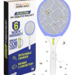Weird Wolf Rechargeable Mosquito Killer Racket with COB Light | 3500V Instant Kill | 500mAh Battery | Made in India | 6-Month Warranty (Purple)