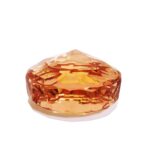 VERMA Diamond-Cut Glass Paperweight & Table Showpiece