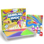 Skillmatics Marbling Magic Paint Kit, Water Marbling Kit for Kids, Art & Craft Kits, Supplies, DIY Creative Activity, Gifts for Girls & Boys Ages 6, 7, 8, 9, 10, 11, 12, Multicolor