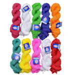 M.G ENTERPRISE Macrame Combo 10 Pc Combo Braided Cord Thread Nylon Knot Rope Sturdy Cording,Mild Resistant DIY 3 Mm 7 Meter Each (Trial Pack) For Jewelry Making, Bags& Art Craft Multicolor