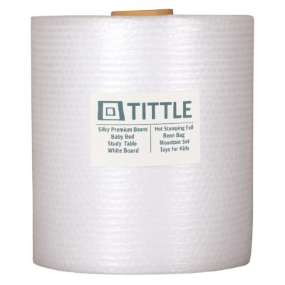 TITTLE Air Bubble Wrap Packing Roll – 1 ft x 50 m, Strong Cushioning for Safe Packaging