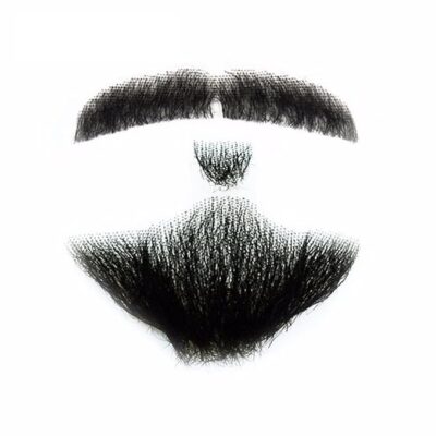 Ritz prime Men's Fake Beard Mustache Word Simulation of 100% Human Hair for Acting/Molding/party