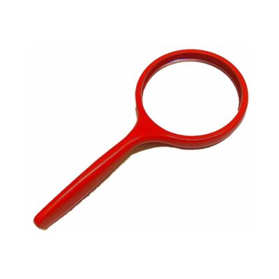 DELINGER 75mm Magnifying Glass with Detachable Wooden Handle
