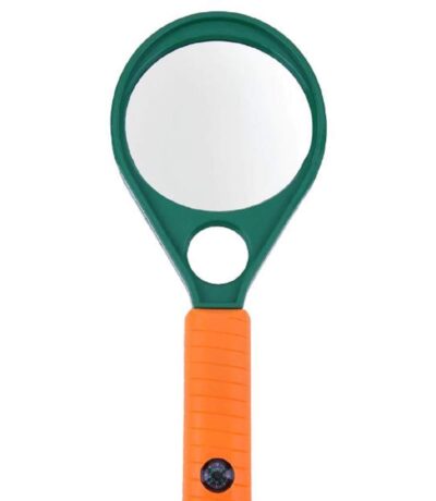 Handheld 90mm Magnifying Glass with Compass – 3X & 6X Optical Lens