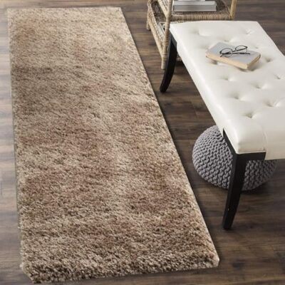 Soft Plush Shag Area Rug – Fluffy Modern Carpet for Home (Beige, 1.5x3 ft)