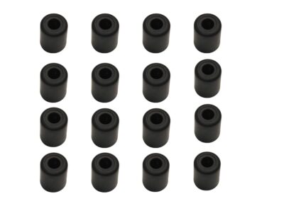Penn Elcom Small Black Rubber Feet with Steel Washer – Pack of 16