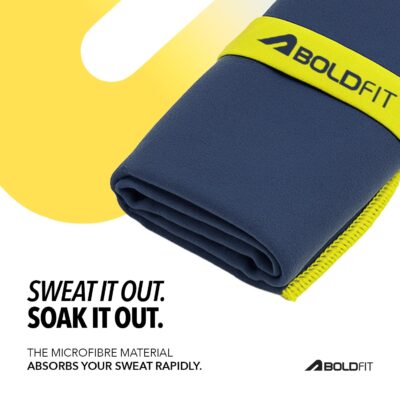 Bold Fit Microfiber Gym Towel for Men & Women Ultra Soft for Face Thin Quick Drying Lightweight Towel for Gym, Spa, Swimming, Sweat Absorbent for Men & Women Ultra Super Soft Lightweight Quick Drying