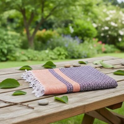 Ultra Soft Large Cotton Bath Towel – Quick Dry, High Absorbency, Lightweight Multipurpose Towel for Travel, Gym, Spa, Shower (DEEP Dark Purple)