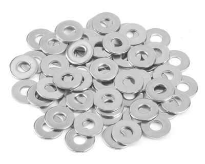 M8 Zinc-Plated Flat Washers – Pack of 100