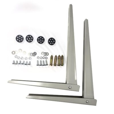 Tachyon Heavy-Duty Folding AC Bracket | Wall Mount for Split AC Outdoor Units (Rust-Resistant, Adjustable, with Pads & Hardware Kit)