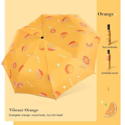 KEKEMI 3-Fold Auto-Open Sun & Rain Umbrella – Compact, Windproof & Lightweight