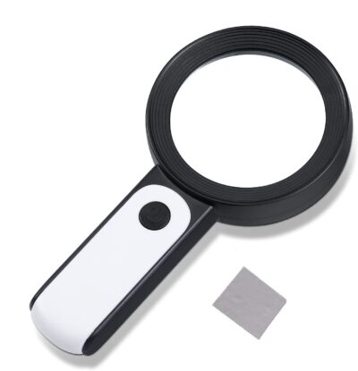 30X Handheld Magnifying Glass with 18 LEDs & 3 Light Modes