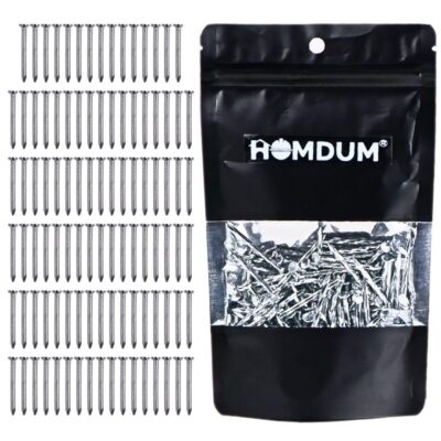 Homdum Hard Steel Concrete Nails 1.5 Inch (38mm) – Pack of 100