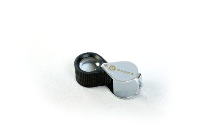 RUDRA 20X Jewellers Eye Loupe – 18mm Triplet Magnifier