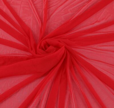 Red Net Fabric for Decoration – 5 Meter Multipurpose Polyester Cloth
