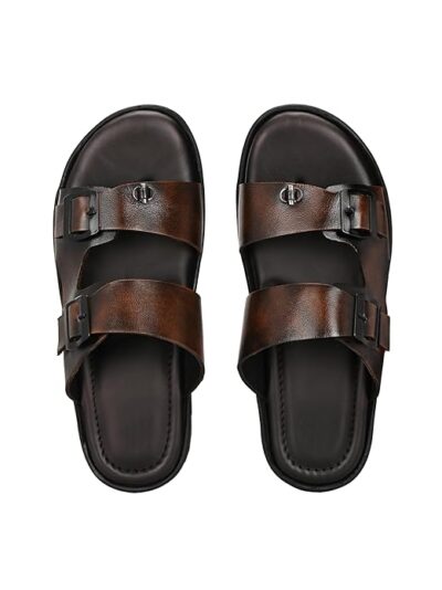 BELLION Comfortable Slip-On Slipper for Men | Indoor and Outdoor Anti-skid Soft Sole House Slipper for All Seasons