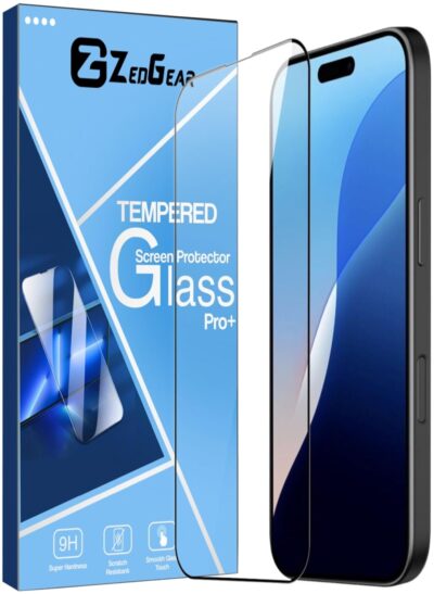 Tempered Glass Screen Protector For iPhone 16 Pro Max Screen Guard With 9H Edge To Edge Coverage And Easy Installation Kit (6.9 Inches)