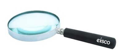 EISCO 75mm Handheld Magnifying Glass – 2.5X Optical Lens