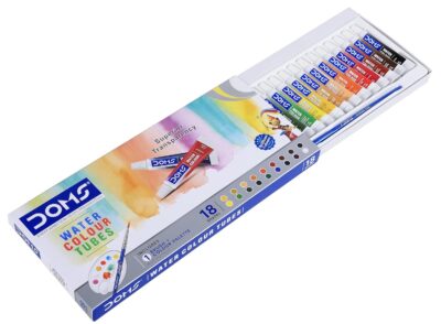 Doms Watercolour Tubes – 18 Shades | Rich Pigments & Quick-Drying