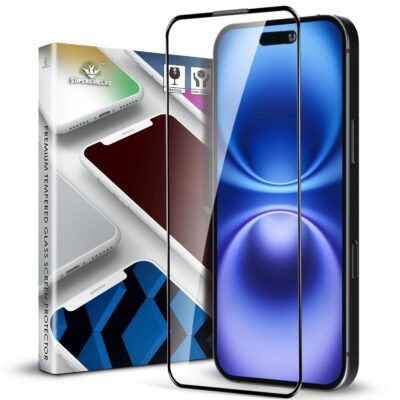 Supershieldz NeoGuard HD+ Tempered Glass Screen Protector Guard for iPhone 16 and 15, 9H Hardness, Anti-Static, Case-Friendly, Easy Installation Kit – 1 Pack