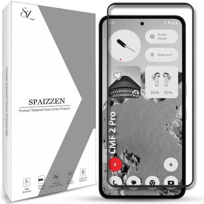 Tempered Glass Screen Protector Compatible for with Edge to Edge Coverage and Easy Installation Kit