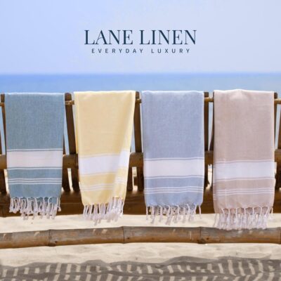 LANE LINEN Turkish Bath Towels, 2 Pack – Extra Large 99×180 cm, Soft, Absorbent & Quick-Dry, Lightweight Oversized Towels for Bath, Pool, Beach, Picnic & Travel - Quartz Pink