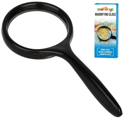 Zest 4 Toyz 50mm Double Glass Magnifying Glass for Reading & Exploration