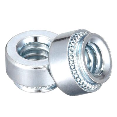M8 Self Clinching Nut – Zinc Plated Round Head Rivet Nuts for Sheet Metal Mounting (Pack of 50)