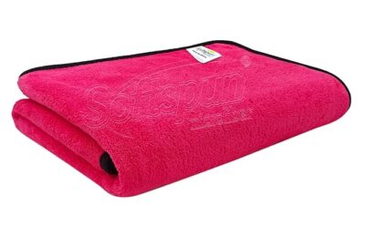 SOFTSPUN Microfiber Bath Towel 1Pc Pink! Ultra Absorbent Super Soft & Lightweight Quick Drying for Men & Women Daily Use for Unisex.