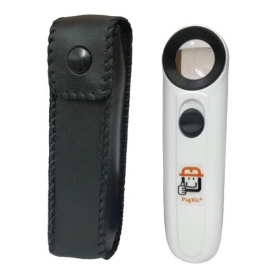 PagKis 40X Close Examination Magnifier with LED & Pouch (19mm)