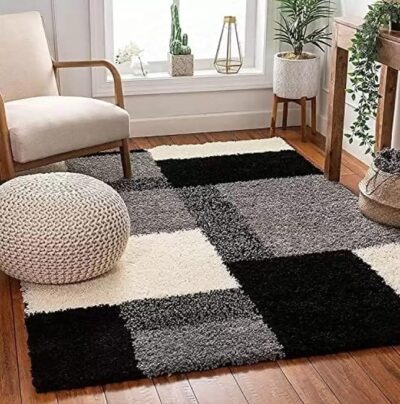 FRESH FROM LOOM Royal Heritage Edition Large 36x60 inch Carpets for Home | Premium Shaggy Fur Rug Runner | Anti-Skid Bedroom Carpet |Carpets for Living Area Office Sofa Room (3x5 feet), Multicolor