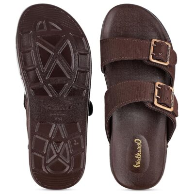 WALKAROO Bounceez Stylish Slip-On Sandal Cushion for Men, Arc Support Footwear - WGP53140