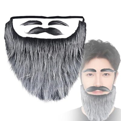 Christmas Santa Claus Beard Fake Long Beard for Adults Performance Men Women