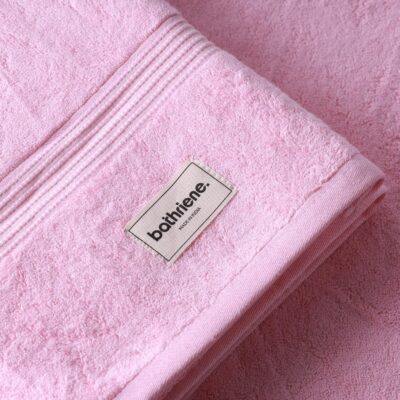 600 GSM, 100% Bamboo Towels for Bath Large Size | Luxury Bath Towel for Men & Women | Highly Absorbent, Super Soft, Quick Dry, and Skin Friendly | 75 X 150 cms (Pack of 1, Plush Pink)