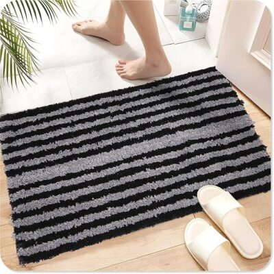 AAZEEM Absorbent Door Mat for Indoor Entrancex Non Slip Mat for Front Door Entryway, Soft Cotton Home. Hotel Balcony Floor Carpet, Floor Mats for Home, Kitchen Floor Door Mat |-(55x35cm)