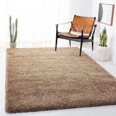 Super Soft Shaggy Plush Area Rug – Anti-Skid Fuzzy Carpet for Home (Beige, 3x5 ft)